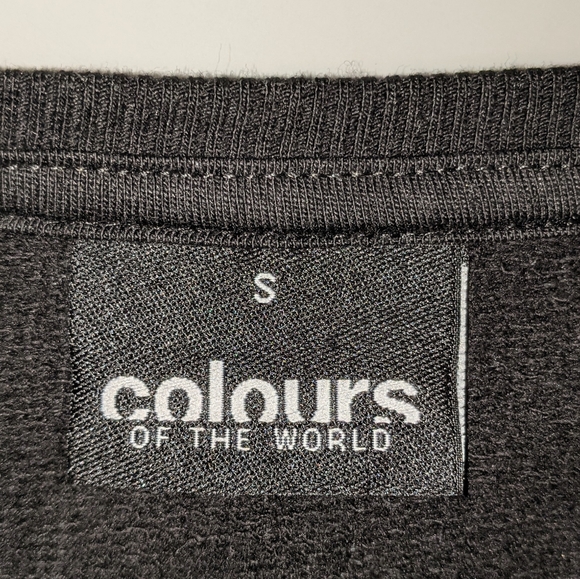 Colours Black Sequin Cat Sweatshirt Size Small - Picture 3 of 5